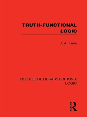 cover image of Truth-Functional Logic